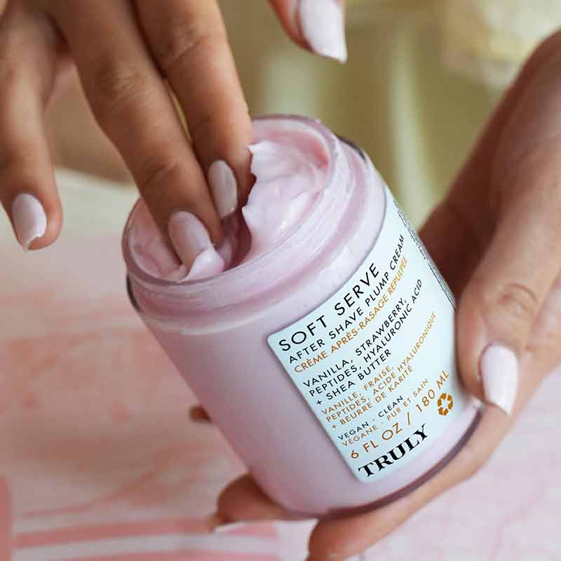 Truly Beauty Soft Serve Aftershave Plump Cream Lifestyle Image