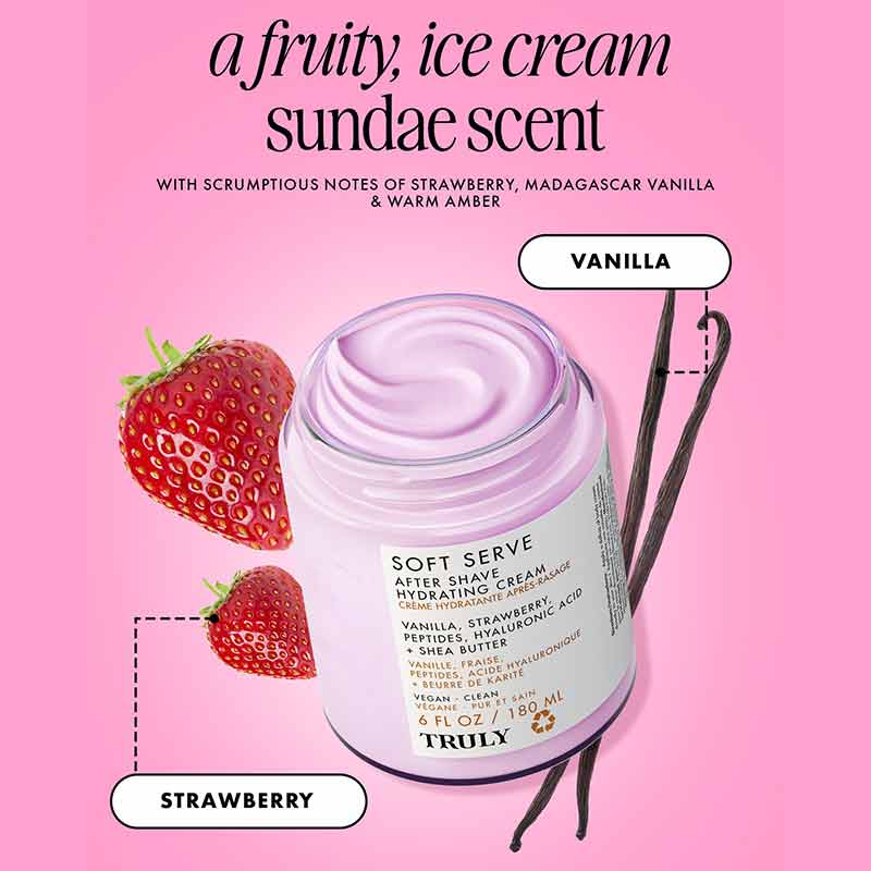 Truly Beauty Soft Serve Aftershave Plump Cream Scent