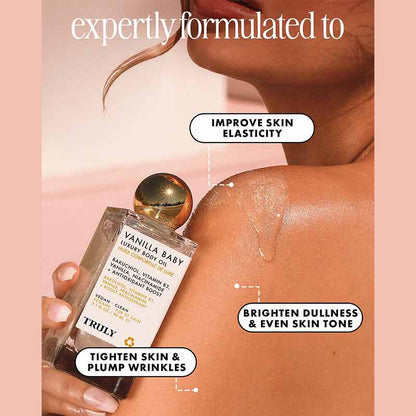 Truly Beauty Vanilla Baby Luxury Body Oil Benefits