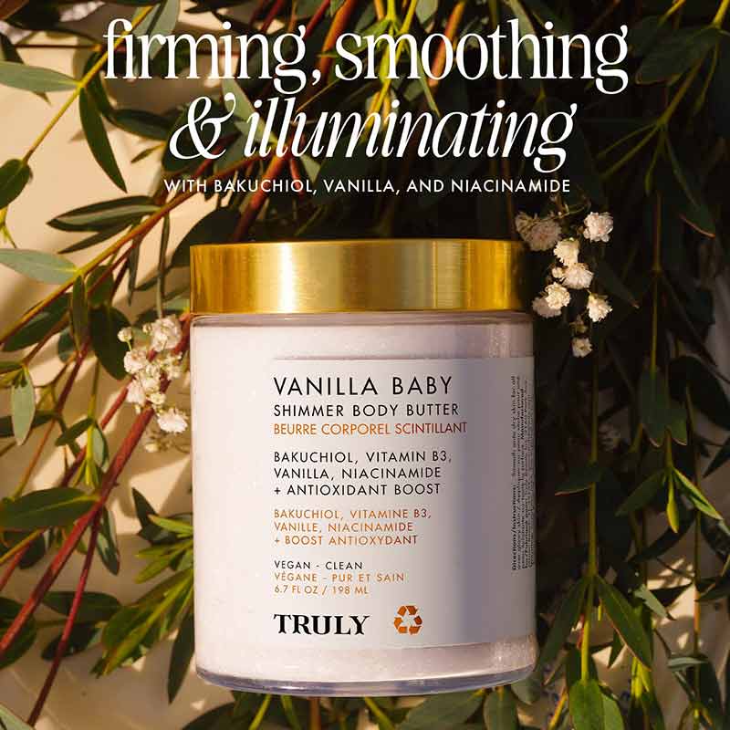 Truly Beauty Vanilla Baby Shimmer Body Butter Information