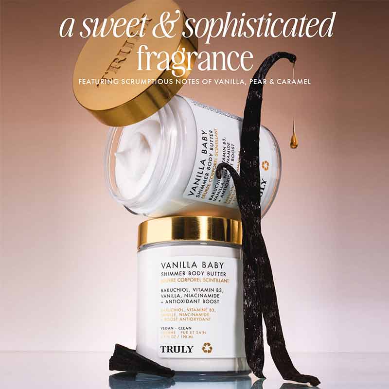 Truly Beauty Vanilla Baby Shimmer Body Butter Fragrance