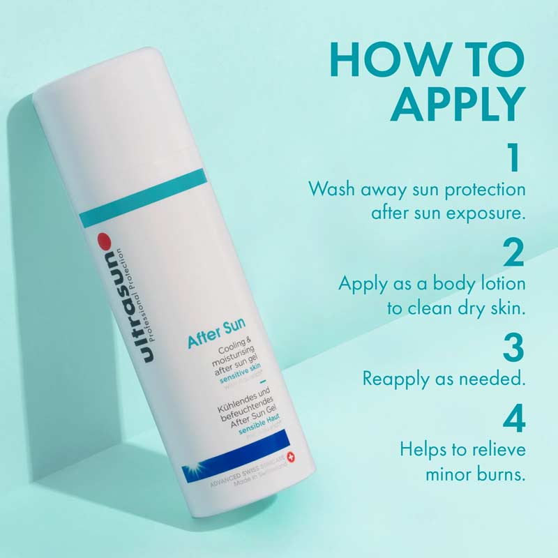 How to apply the Ultrasun After Sun