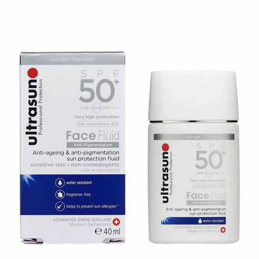 UltraSun Anti-Ageing & Anti-Pigmentation Sun Protection Face Fluid SPF50+, sensitive skin spf, high protection spf 50