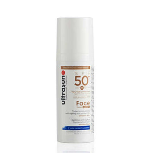 Ultraun Face SPF 50 Tinted Honey, tinted spf, moisturising face spf, face spf with blue light protection