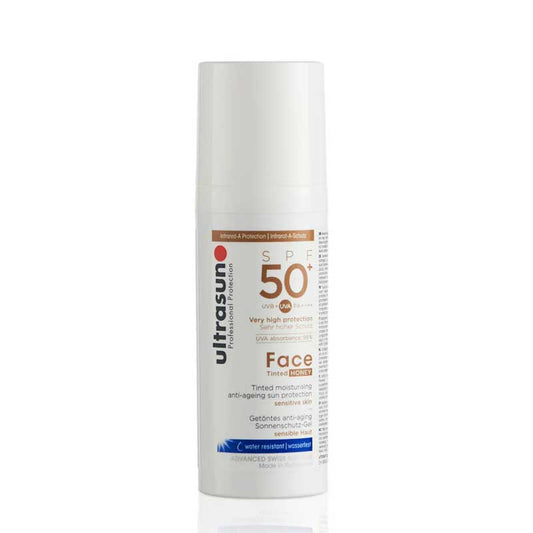 Ultraun Face SPF 50 Tinted Honey, tinted spf, moisturising face spf, face spf with blue light protection