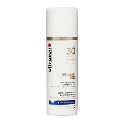 Ultrasun Glimmer SPF 30 | ultrasun | glimmer max | sun cream | sun protection | shimmer | UV protection | UB protection