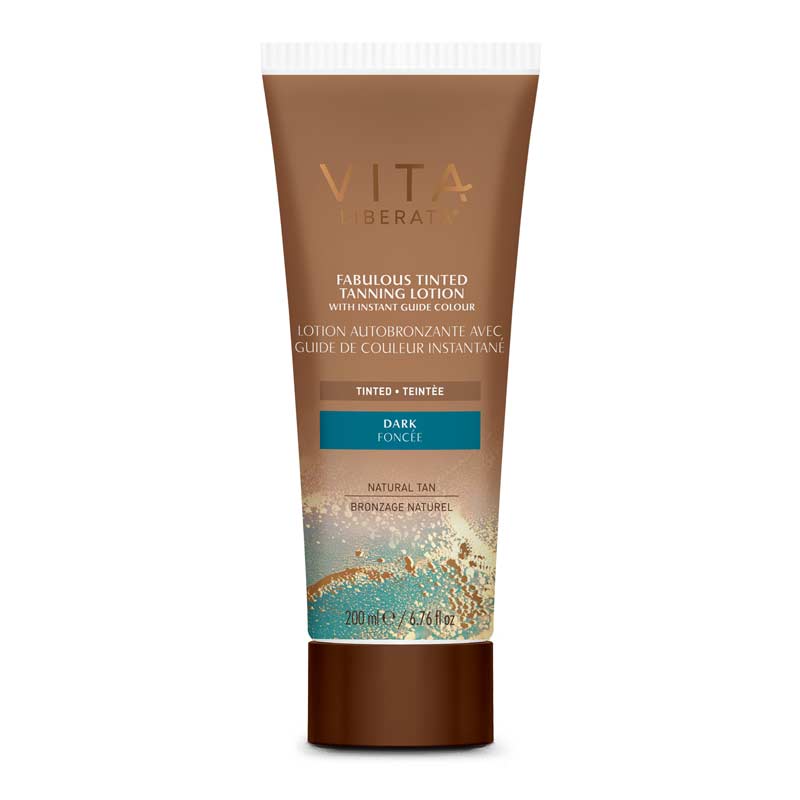 Vita Liberata | Fabulous Tinted Tanning Lotion | Self-tan | Fake Tan | Tanning Moisturiser | Dark Tan