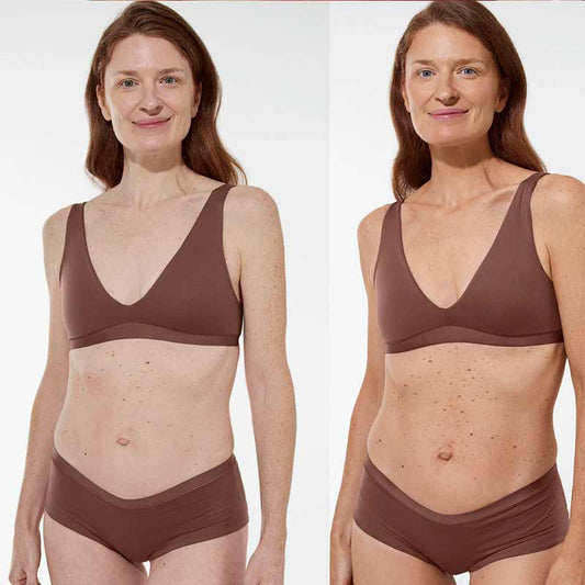 Vita Liberata Gradual Tanning Lotion Untinted Before & after, gradual tan results