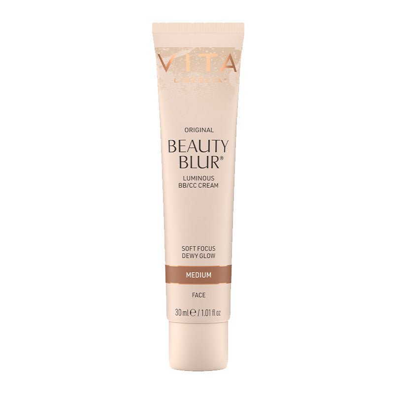Vita Liberata Original Beauty Blur BB/CC Cream Medium, tinted moisturiser, blurring face primer