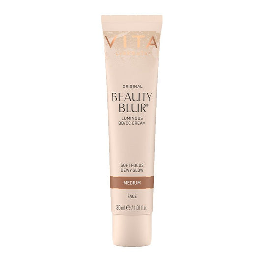 Vita Liberata Original Beauty Blur BB/CC Cream Medium, tinted moisturiser, blurring face primer