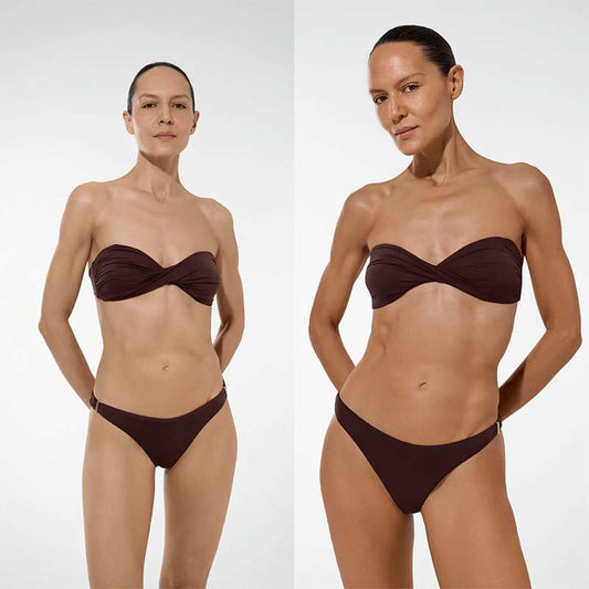 Vita Liberata Tinted Tanning Mousse Medium Before & After, medium tanning mousse