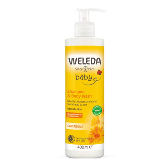 Weleda Baby Calendula Shampoo and Body Wash, baby shampoo, baby shower gel, Weleda baby products
