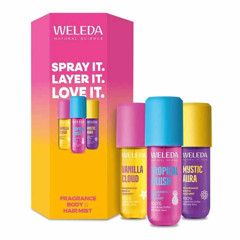 Weleda Hair & Body Mist Trio Gift Set Fragrance Gift