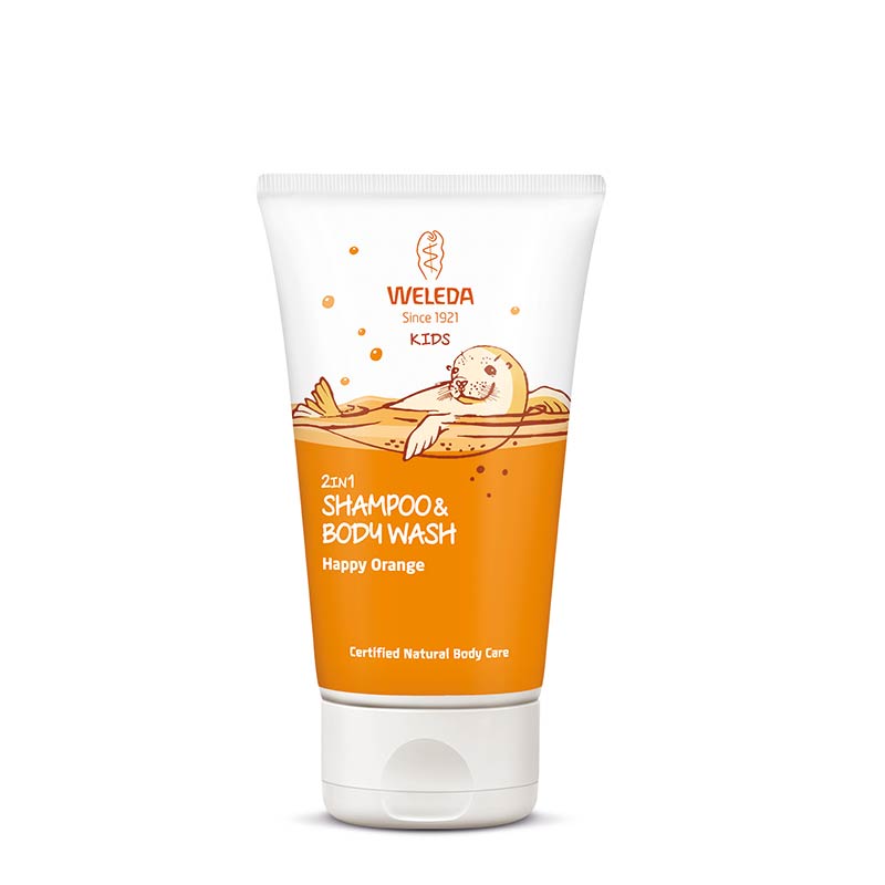 Weleda Kids 2 in 1 Shampoo & Body Wash Happy Orange | Kids | Vegan friendly