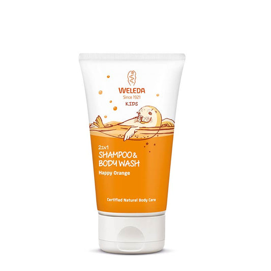 Weleda Kids 2 in 1 Shampoo & Body Wash Happy Orange | Kids | Vegan friendly