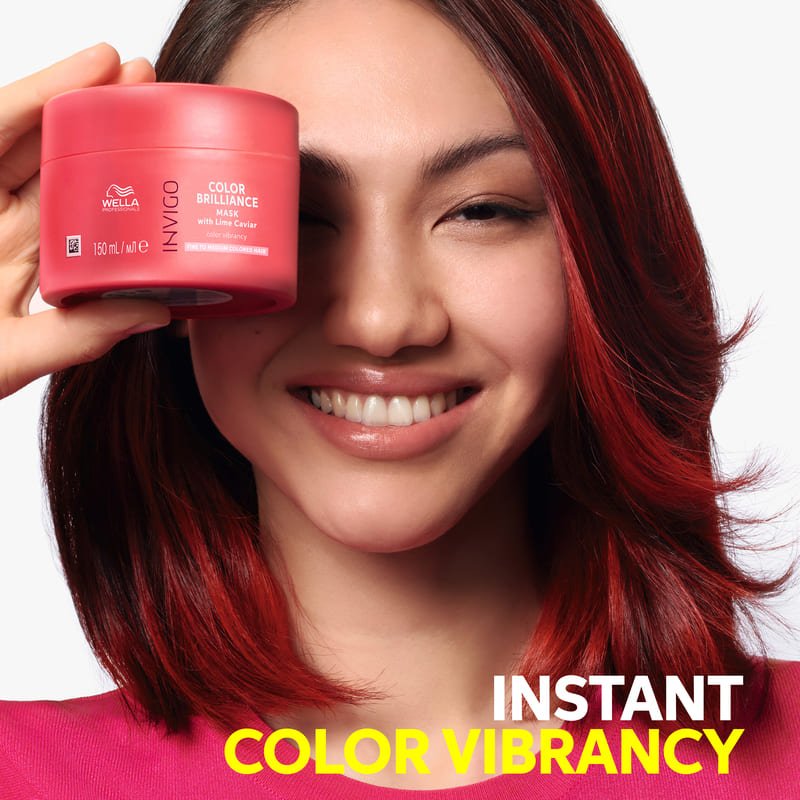Wella Professionals | Invigo Colour Brilliance Mask | Fine to Medium Coloured Hair | vibrant hair | colour retention | dyed hair