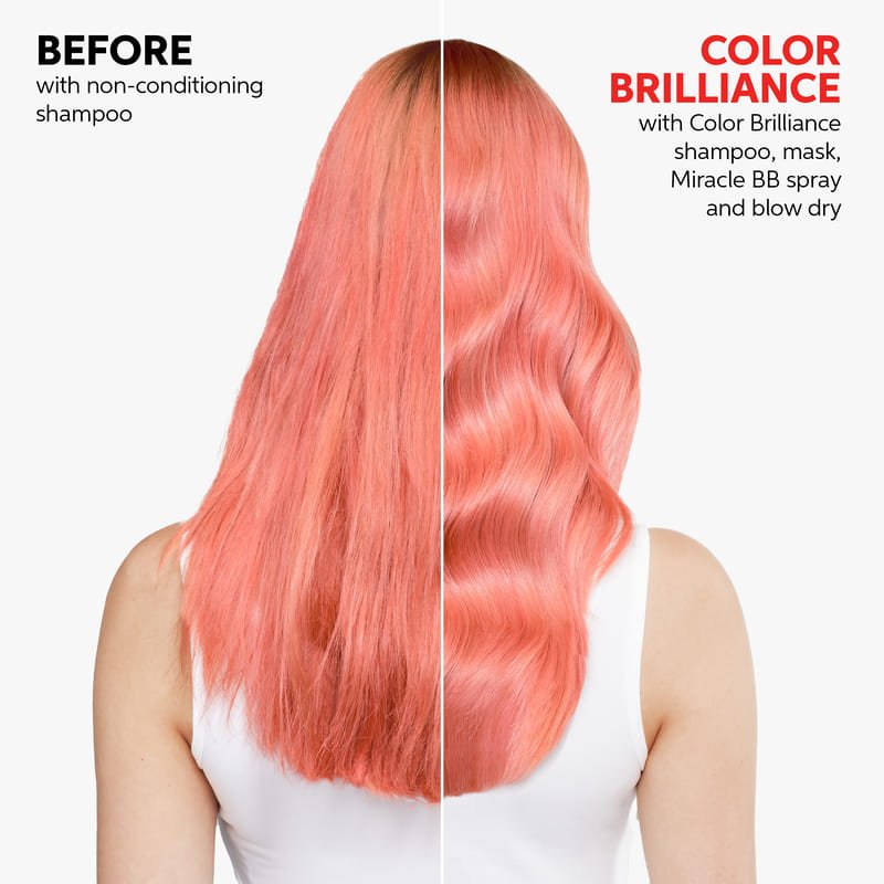Wella Professionals | Invigo Colour Brilliance Shampoo | Coarse Coloured Hair | before & after