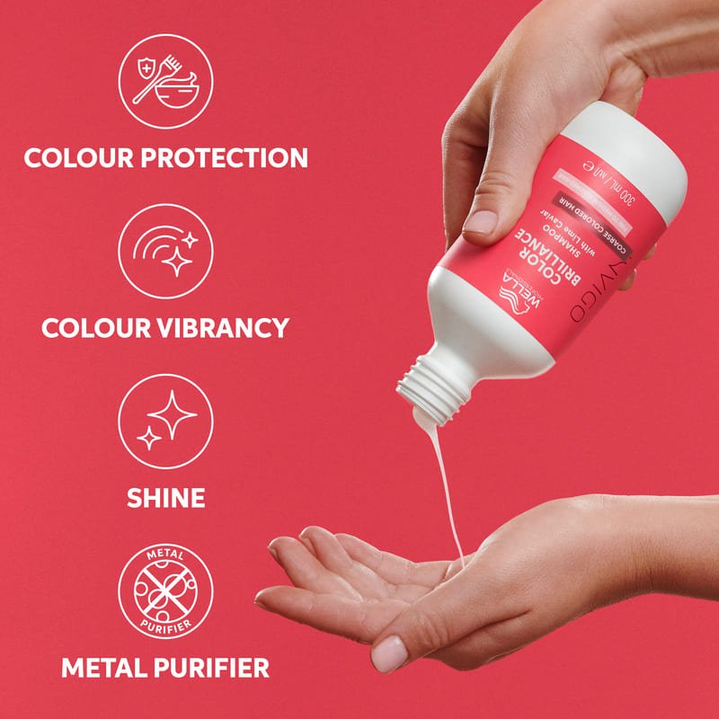 Wella Professionals | Invigo Colour Brilliance Shampoo | Coarse Coloured Hair | colour protecting shampoo | colour vibrancy | shine | metal purifier