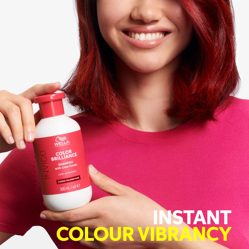 Wella Professionals | Invigo Colour Brilliance Shampoo | Coarse Coloured Hair | vibrant hair colour | soft hair | coarse hair