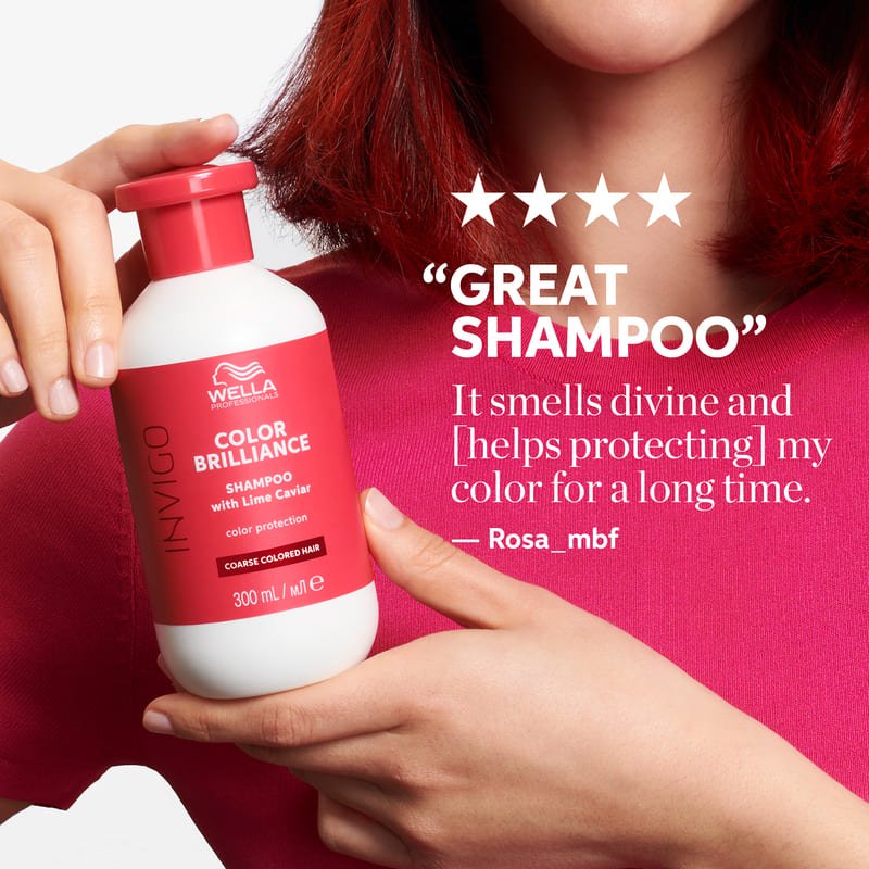 Wella Professionals | Invigo Colour Brilliance Shampoo | Coarse Coloured Hair | wella reviews | wella professional shampoo