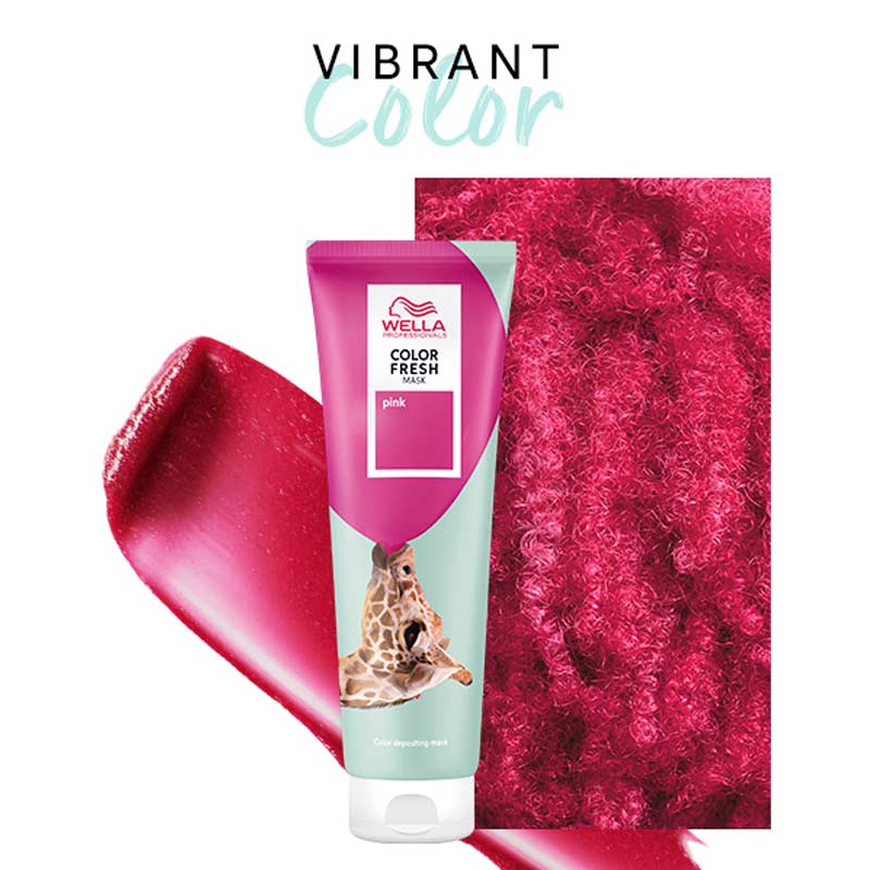 Wella Professionals | Colour Fresh Mask | temporary hair colour | no damage hair colour | colour depositing conditioner | coloured hair mask | weekly colour refresh | colour top-up | at home hair colour | pink hair