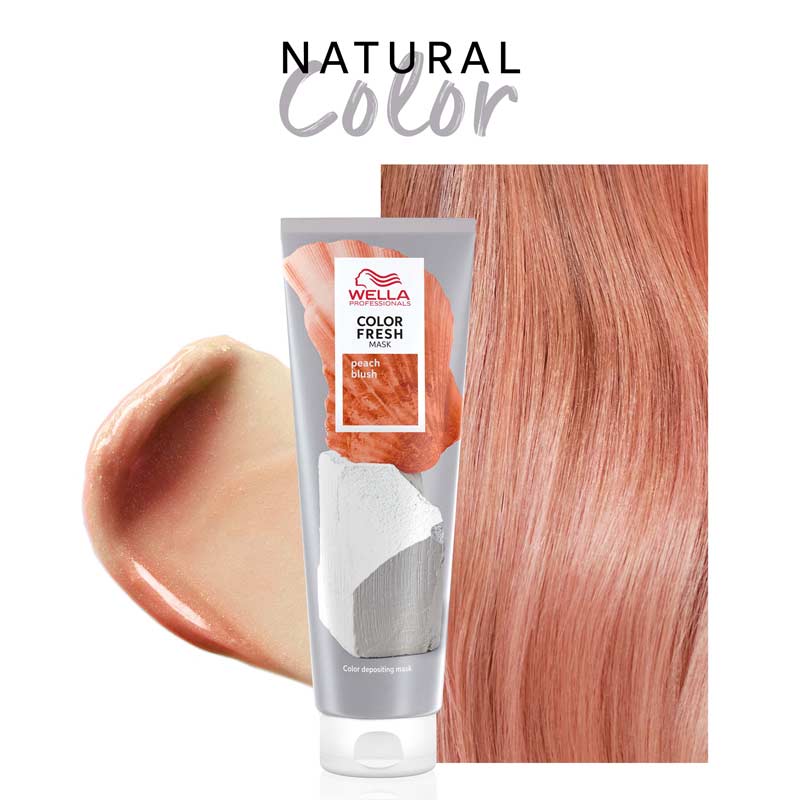 Wella Professionals | Colour Fresh Mask | temporary hair colour | no damage hair colour | colour depositing conditioner | coloured hair mask | weekly colour refresh | colour top-up | at home hair colour | peach blush | orange hair