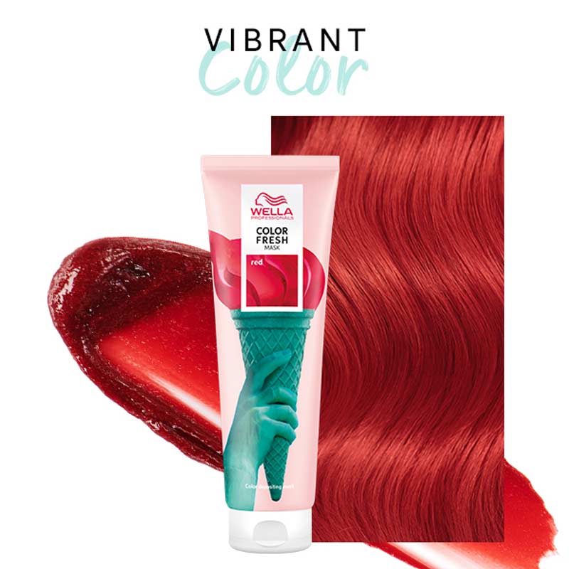 Wella Professionals | Colour Fresh Mask | temporary hair colour | no damage hair colour | colour depositing conditioner | coloured hair mask | weekly colour refresh | colour top-up | at home hair colour | red hair