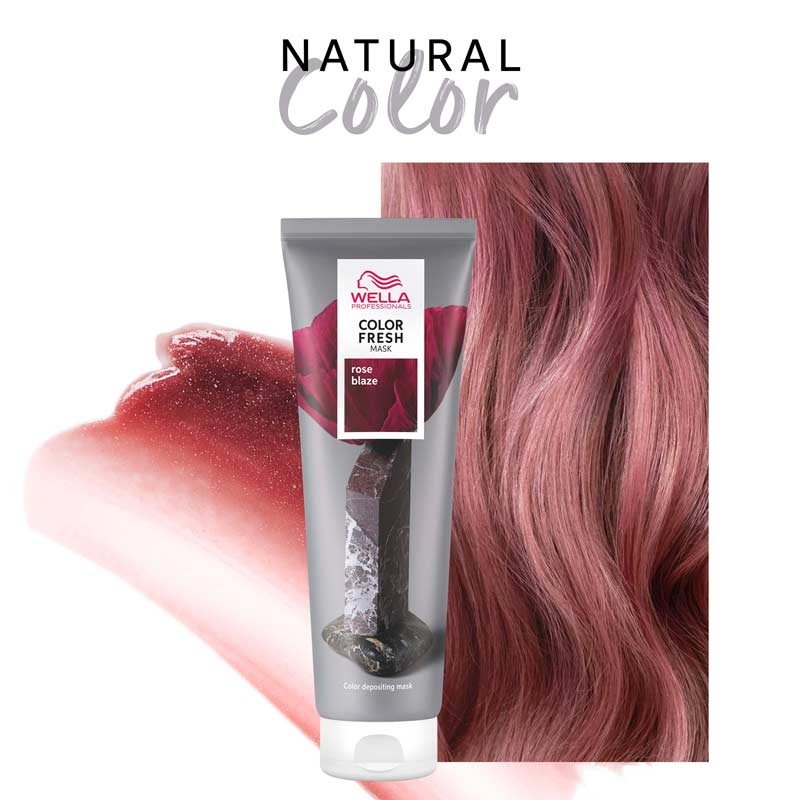 Wella Professionals | Colour Fresh Mask | temporary hair colour | no damage hair colour | colour depositing conditioner | coloured hair mask | weekly colour refresh | colour top-up | at home hair colour | Rose blaze | pink hair