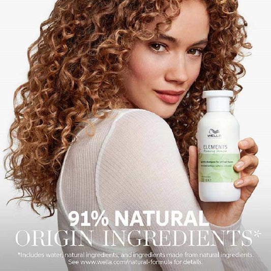 Wella Professionals | Elements Renewing Shampoo | haircare with natural ingredients | shiny hair