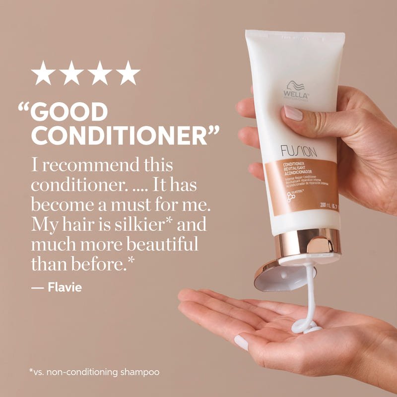 Wella Professionals | Fusion Intense Repair Conditioner | wella professionals reviews | hair repairing conditioner