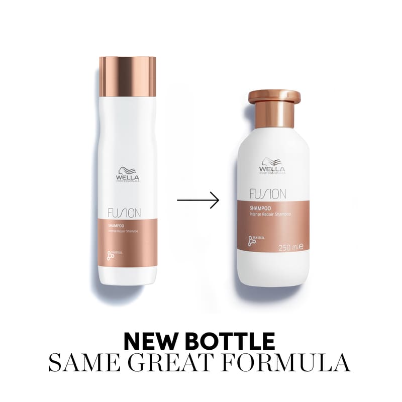 Wella Professionals | Fusion Intense Repair Shampoo | packaging update | haircare for damaged hair