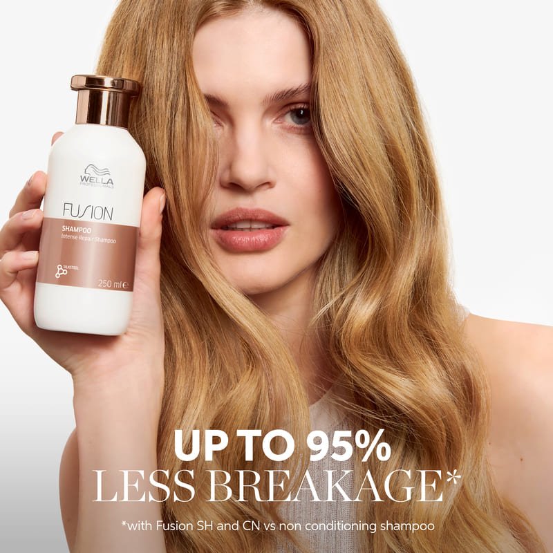 Wella Professionals | Hair Care Essentials Repair Gift Set | Fusion Intense Repair | shampoo for damaged hair | Wella professional shampoo | hair repair shampoo | hair breakage
