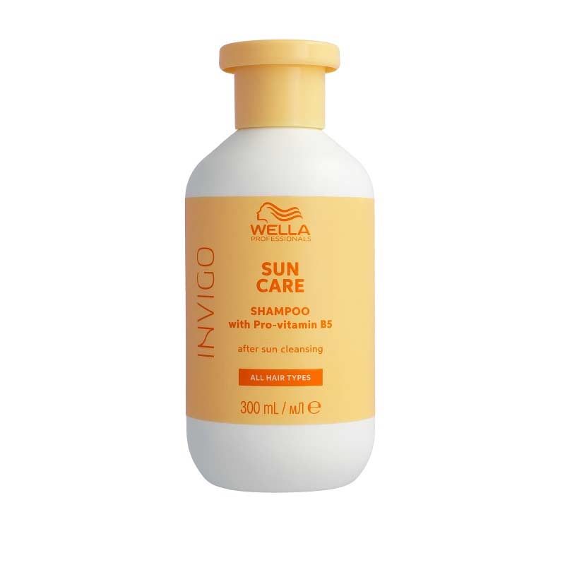 Wella Professionals | Invigo Sun Care | Shampoo | UV hair colour protection | after sun shampoo | sun damaged hair | shiny hair