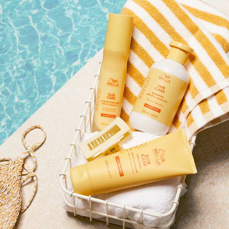 Wella Professionals | Invigo Sun Care | Shampoo | sun damaged hair | hair colour protection | after sun hair care range | professional haircare for sun