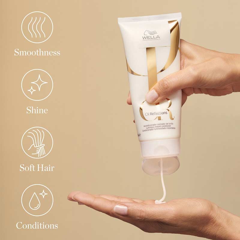 Wella Professionals | Oil Reflections | Luminous Instant Conditioner | smoothing conditioner | shiny hair | soft hair | 