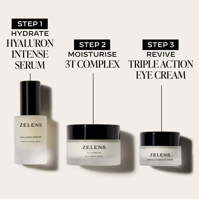 Zelens Hyaluron Intense Hydro-Plumping Serum Skincare Routine