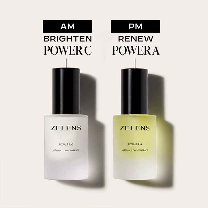 Zelens Power A Vitamin A Concentrate Serum skincare routine serum duo