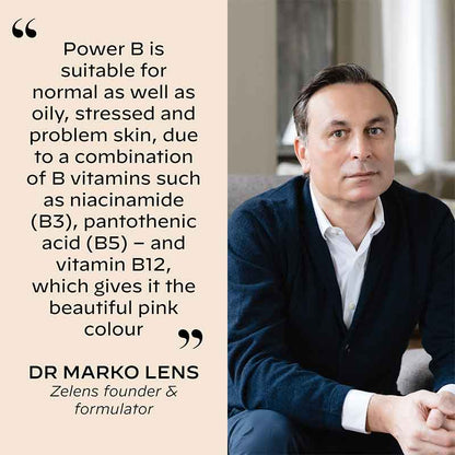 Zelens Power B Vitamin B Concentrate Serum Quote from dr marko lens
