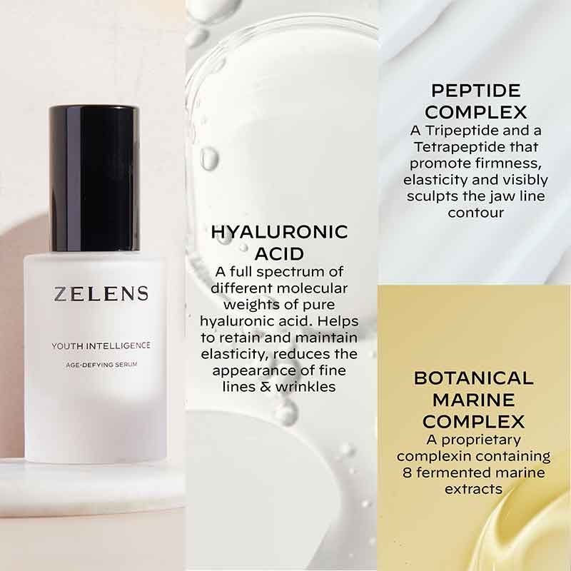 Zelens Youth Intelligence Age-Defying Serum Key Ingredients