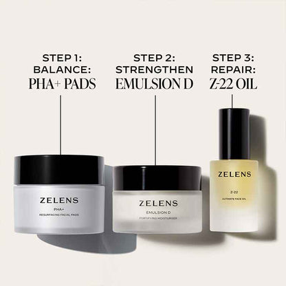 Zelens Z-22 Ultimate Face Oil skincare routine