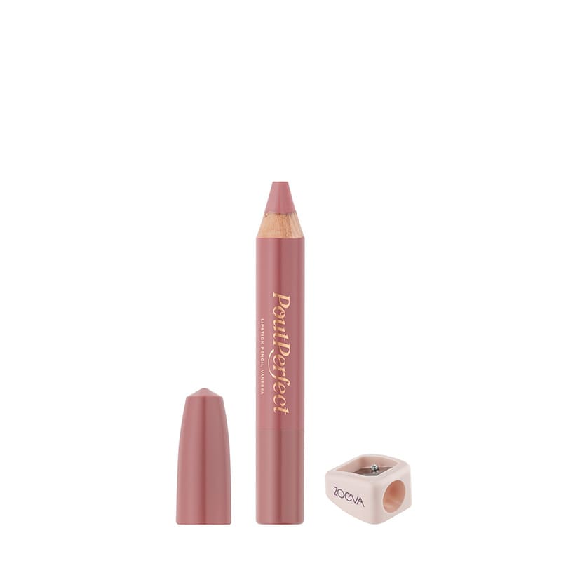 ZOEVA Pout Perfect Lipstick Pencil | creamy lipstick | precision of a lip liner | convenient pencil form | skin-loving ingredients | Hyaluronic Acid, Vitamin C, Vitamin E | intense colour | plumps | nourishes lips | Shea Butter | sustainable | eco-friendly | stunning shades | vegan | cruelty-free