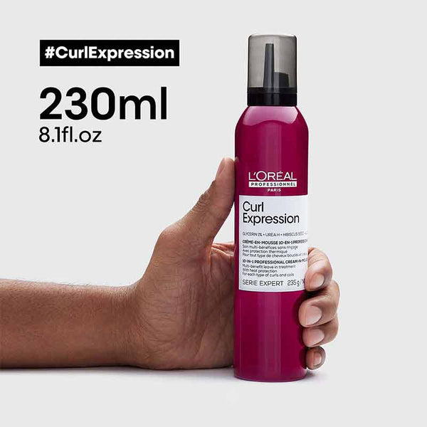 L'Oreal Professionnel Curl Expression 10 in 1 Professional Cream-In-Mousse for Curls & Coils | 
