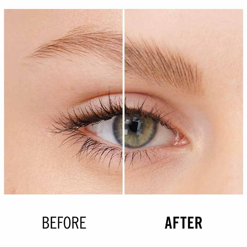 Rimmel London Wonder'Last Brow For Days before and after brows lamination look with rimmel brow product