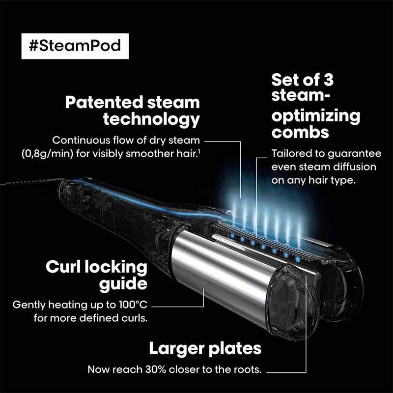 L'Oreal Professionnel SteamPod 4.0 | Steampod | Hair tools | hair products | straightening tools | straightening products | straighteners | Steampod 3