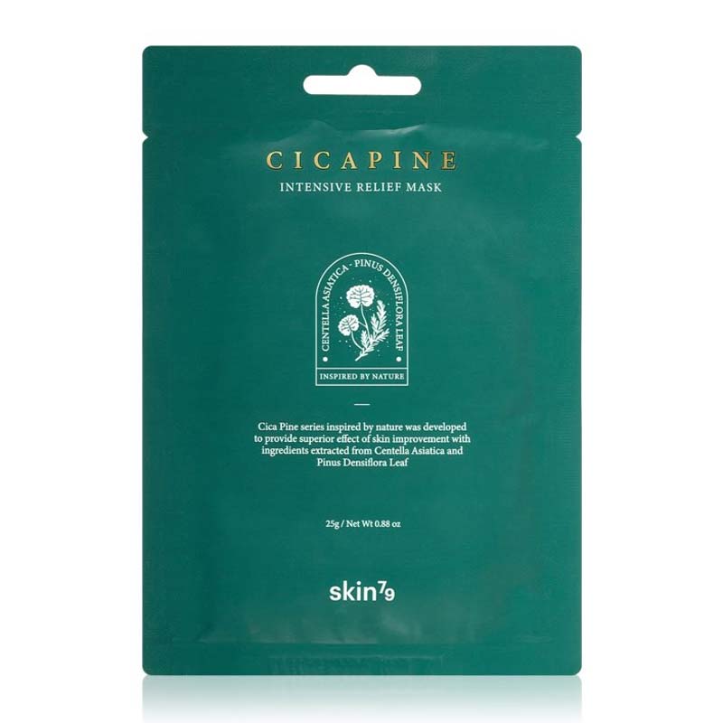 Skin79 Cica Pine Intensive Relief Sheet Mask | Skincare | Mask | Christmas gifts | products for hydration | Intensive relief mask | gifts for her | Sheet Mask