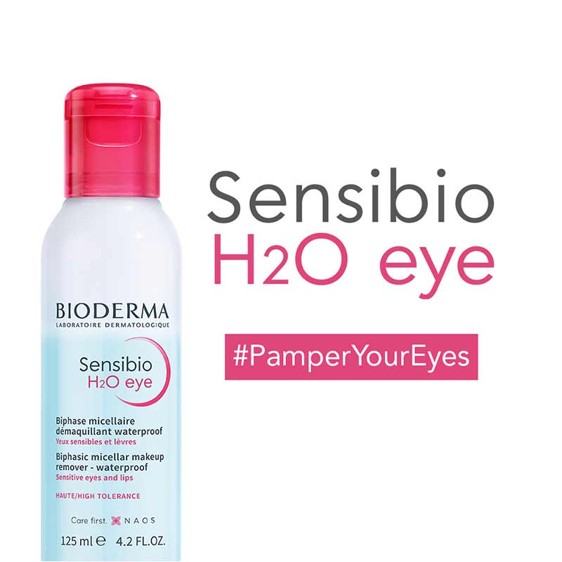 Bioderma H2O Eye Makeup Remover | pamper your eyes eye makeup remover