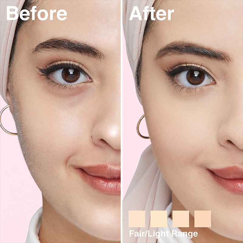 Maybelline Instant Age Rewind Instant Perfector 4 in 1 | whipped matte makeup | shade 00 fair light before and after