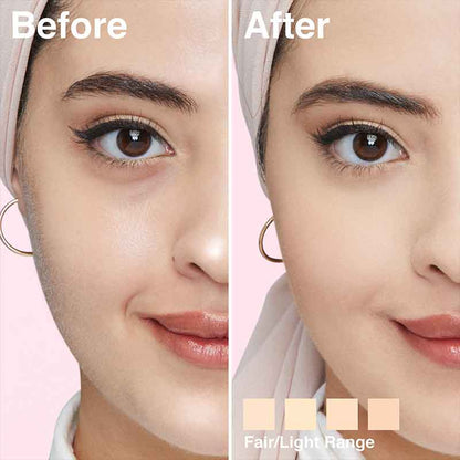 Maybelline Instant Age Rewind Instant Perfector 4 in 1 | whipped matte makeup | shade 00 fair light before and after