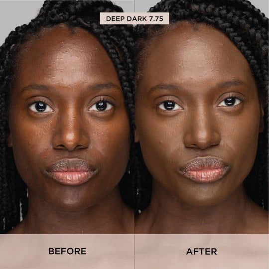 Sculpted By Aimee Connolly Satin Silk Longwear Foundation | makeup | skin | face | base | foundation | medium - high coverage | comfortable | 8+ hours | flawless | weightless | smooth | even | complexion | skin-loving ingredients | hydrating formula | deep dark | 7.75 