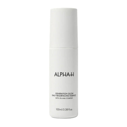 Alpha-H Generation Glow Daily Resurfacing Essence | clean vegan and cruelty free milky formula | chemical exfoliant for sensitive skin